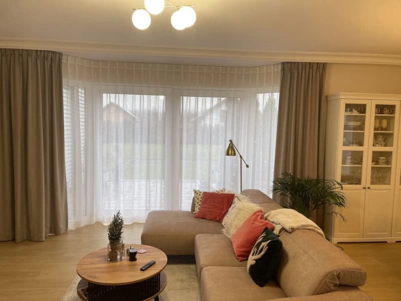 Zasłony w sypialni — Deszczno