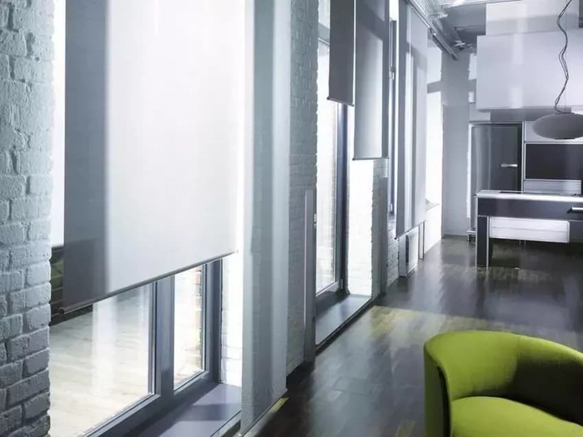 Rolety materiałowe — detale