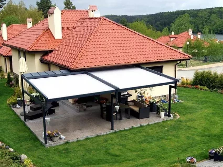 Markiza kasetowa z napędem elektrycznym