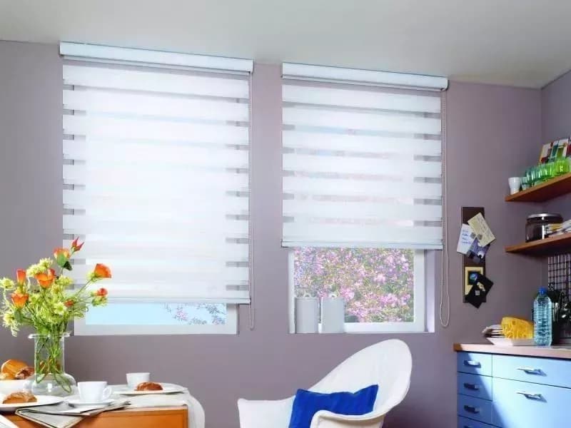 Rolety dzień-noc — sypialnia