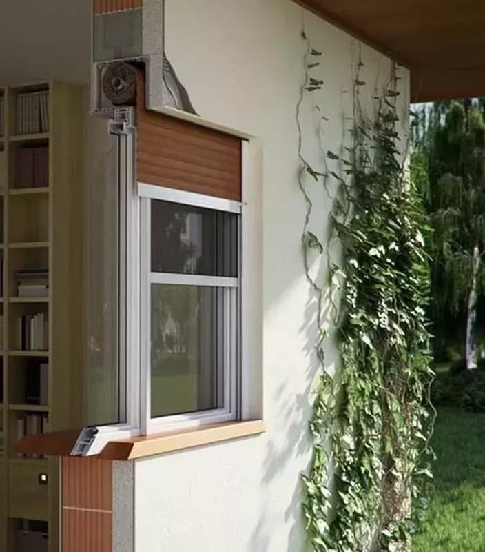 Roleta nadstawna — realizacja