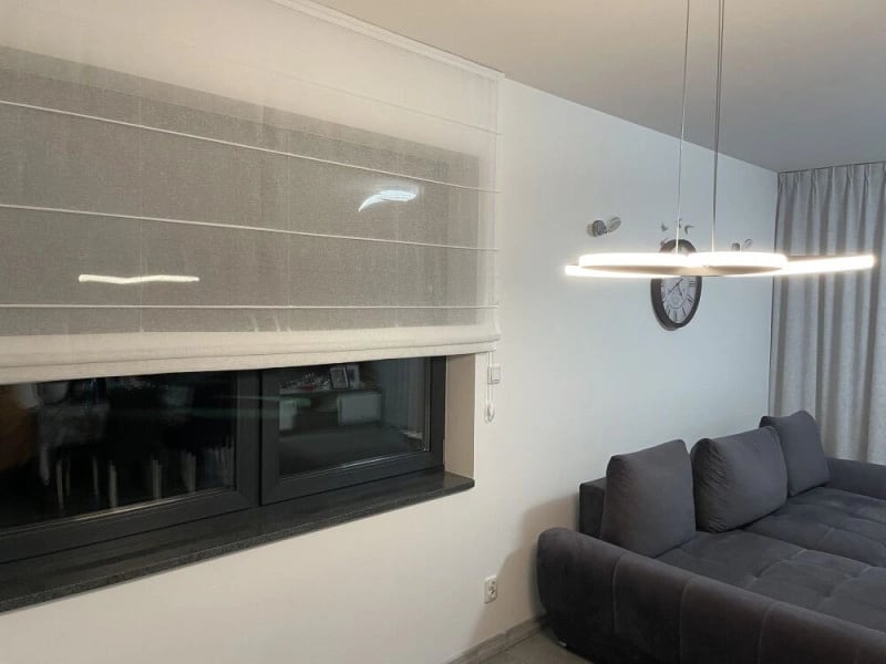 Rolety rzymskie — pokój dzienny